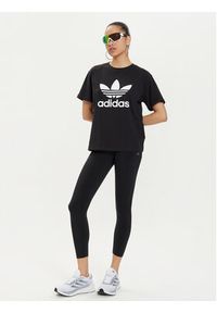 Adidas - adidas T-Shirt Trefoil IR9533 Czarny Regular Fit. Kolor: czarny. Materiał: bawełna #5