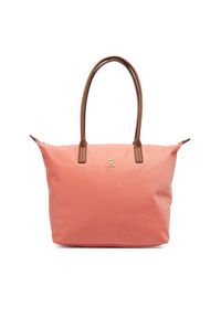 TOMMY HILFIGER - Tommy Hilfiger Torebka Popette Tote AW0AW17711 Koralowy. Kolor: pomarańczowy #4