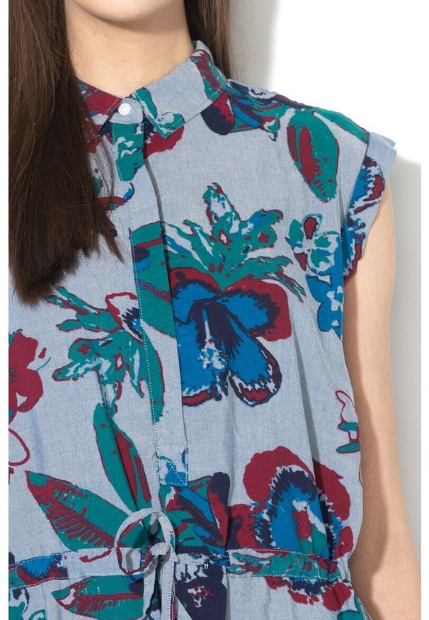 Lee - LEE FLORAL DRESS DAMSKA SUKIENKA BLUEPRINT L50DFLLH 112111303