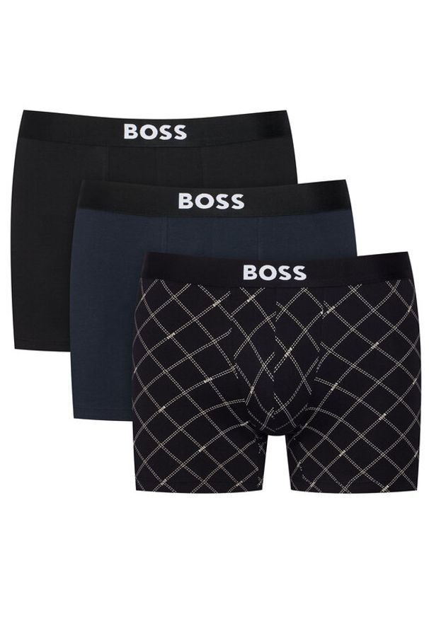 BOSS Komplet bokserek 50549856 Czarny. Kolor: czarny. Materiał: bawełna