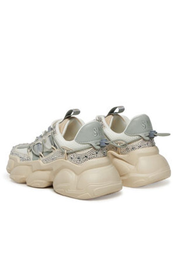 Steve Madden Sneakersy Spectator-R SM11003240 Beżowy. Kolor: beżowy. Materiał: materiał