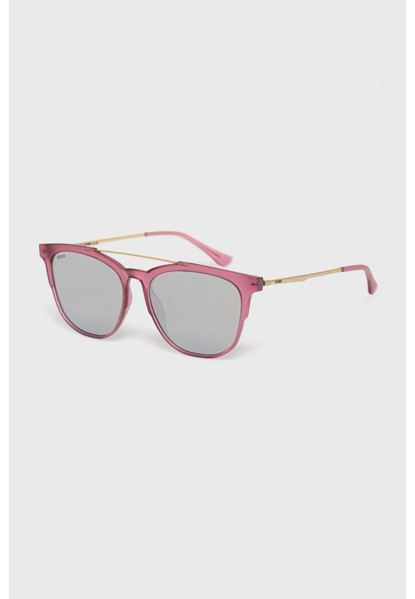 Uvex okulary przeciwsłoneczne Lgl 46 damskie kolor różowy. Kolor: różowy