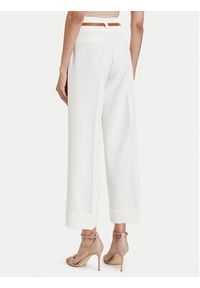 ACCESS FASHION Spodnie materiałowe 63-5021-135 Biały Regular Fit. Kolor: biały. Materiał: syntetyk #4