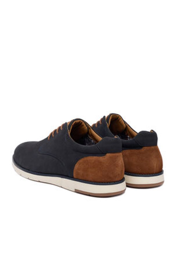 Lasocki Półbuty CEO-IDEO-02 MI24 Granatowy. Kolor: niebieski. Materiał: nubuk, skóra