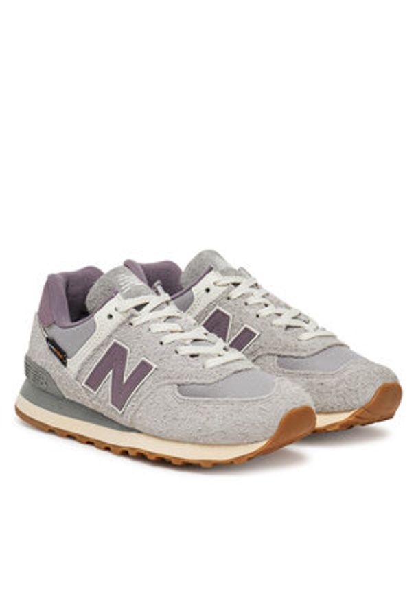 New Balance Sneakersy U574YGD Szary. Kolor: szary. Materiał: zamsz, skóra. Model: New Balance 574