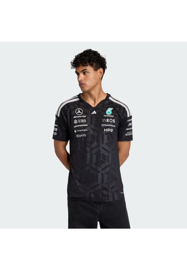 Adidas - Koszulka Mercedes - Amg Petronas Formula 1 Team Driver. Kolor: czarny. Technologia: ClimaCool (Adidas). Sport: fitness