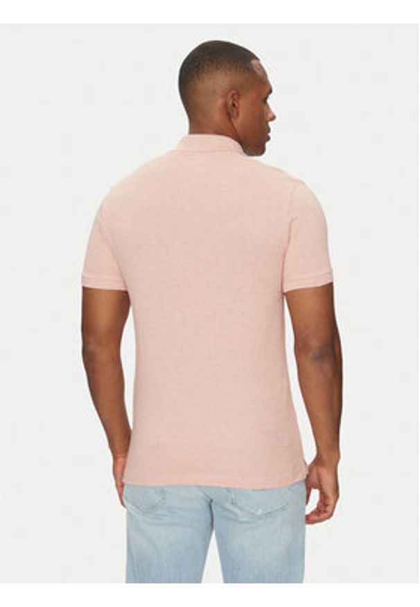Lacoste Polo PH4012 Różowy Slim Fit. Typ kołnierza: polo. Kolor: różowy. Materiał: bawełna