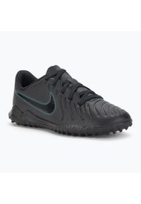 Buty piłkarskie dziecięce Nike Tiempo Legend 10 Club TF. Kolor: czarny. Sport: piłka nożna