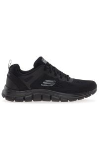 skechers - Buty Skechers Track-Broader 232698BBK - czarne. Okazja: na co dzień. Zapięcie: sznurówki. Kolor: czarny. Materiał: syntetyk, guma, materiał. Szerokość cholewki: normalna