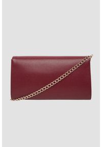 Valentino by Mario Valentino - VALENTINO Bordowa kopertówka Pochette. Kolor: czerwony. Styl: elegancki #3
