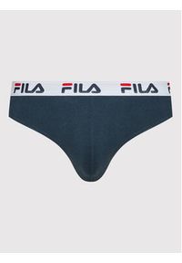 Fila Komplet 2 par slipów FU5015/2 Granatowy. Kolor: niebieski. Materiał: bawełna #4