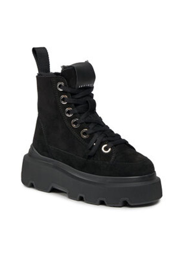 Inuikii Śniegowce Matilda 35203-028 Czarny. Kolor: czarny. Materiał: zamsz, skóra