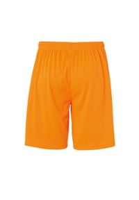 UHLSPORT - Szorty Uhlsport center basic. Kolor: czarny, wielokolorowy, pomarańczowy. Materiał: materiał. Sport: fitness