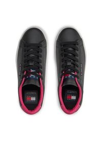Tommy Jeans Sneakersy Tjw Cupsole Sneaker Ess EN0EN02508 Czarny. Kolor: czarny. Materiał: skóra #4