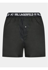 Karl Lagerfeld - KARL LAGERFELD Komplet 3 par bokserek Ikonik 2.0 Woven Boxer (X3) 235M2115 Czarny. Kolor: czarny. Materiał: bawełna #4