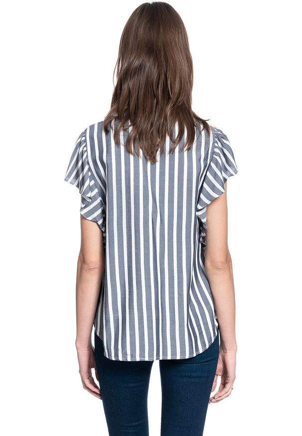 Mustang - BLUZKA DAMSKA MUSTANG Enza Stripe Blouse 1009468 11696