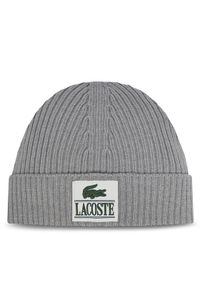 Lacoste Czapka RB1783 Szary. Kolor: szary. Materiał: wełna, materiał #1