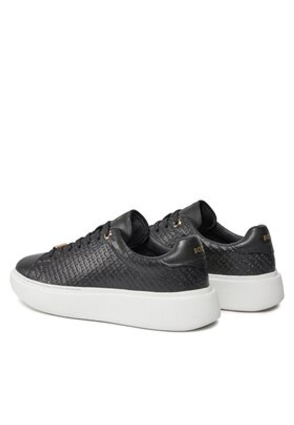 BOSS - Boss Sneakersy Amber Tenn 50513433 10259245 01 Czarny. Kolor: czarny. Materiał: skóra