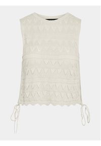 Vero Moda Bluzka Bali 10302924 Écru Regular Fit. Materiał: bawełna #3
