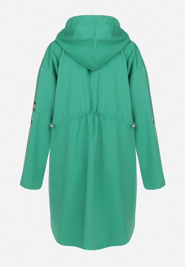 Born2be - Zielona Kurtka Wiatrówka Oversize Fetteni. Kolor: zielony