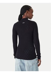 Patrizia Pepe Sweter 8K0368/K307-K103 Czarny Regular Fit. Kolor: czarny. Materiał: syntetyk #2