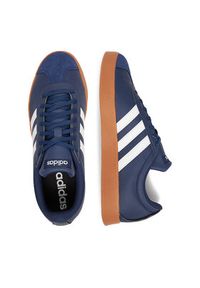 Adidas - adidas Sneakersy VL COURT BASE JR2212 Granatowy. Kolor: niebieski. Materiał: syntetyk, materiał