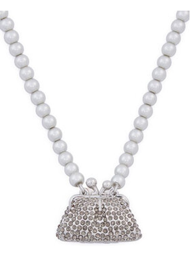 Weekend Max Mara Łańcuszek 2525756015 Szary. Materiał: metalowe. Kolor: szary