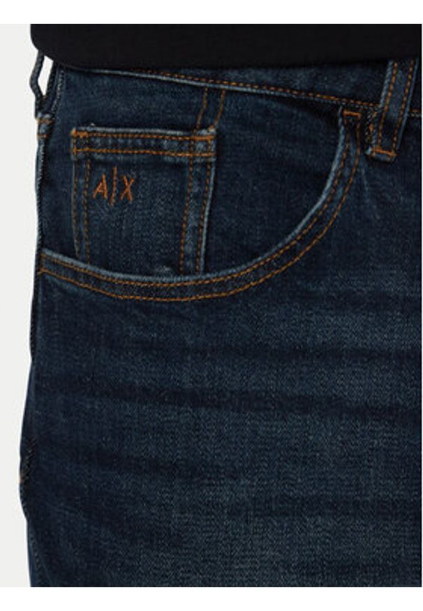 Armani Exchange Jeansy XM000049 AF14265 MB001 Granatowy Slim Fit. Kolor: niebieski