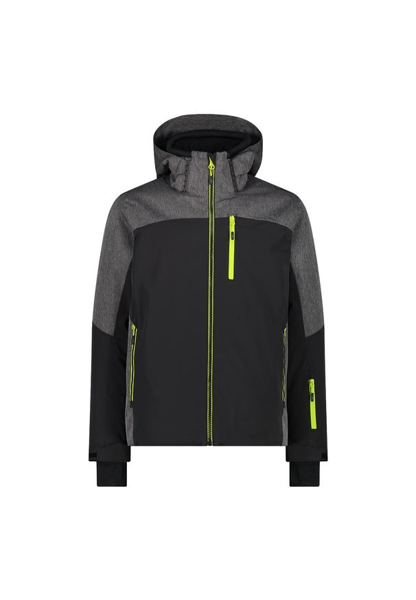 Kurtka męska narciarska CMP 34W4717. Kolor: czarny. Sezon: zima. Styl: wakacyjny