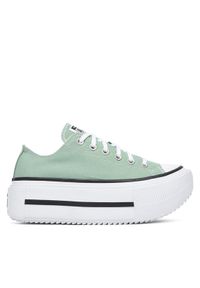 Converse Trampki Ctas Lift Double Stack A18862C Zielony. Kolor: zielony. Materiał: materiał #1