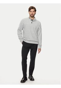 Calvin Klein Sweter K10K113751 Szary Regular Fit. Kolor: szary. Materiał: syntetyk