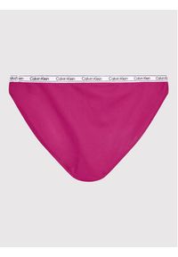 Calvin Klein Swimwear Strój kąpielowy Logo Tape KY0KY00016 Różowy. Kolor: różowy. Materiał: syntetyk #5