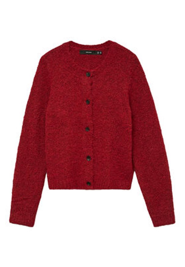 Vero Moda Kardigan Novah 10320496 Czerwony Regular Fit. Kolor: czerwony. Materiał: syntetyk