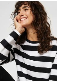 bonprix - Bluzka z długim rękawem, z czystej bawełny interlock. Kolor: czarny. Materiał: bawełna. Długość rękawa: długi rękaw. Długość: długie. Wzór: paski #2