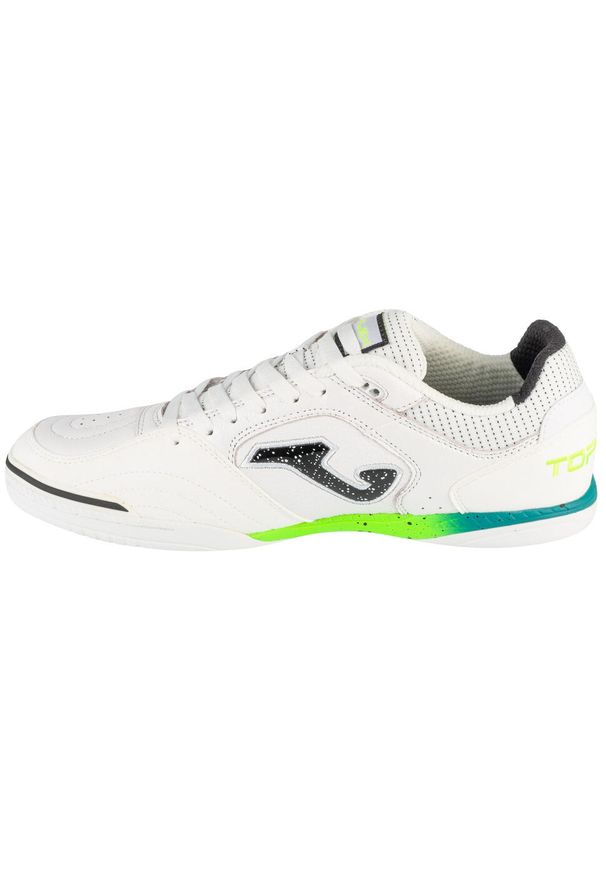 Joma - Buty halowe do piłki nożnej męskie, Top Flex 25 TOPS IN. Kolor: biały