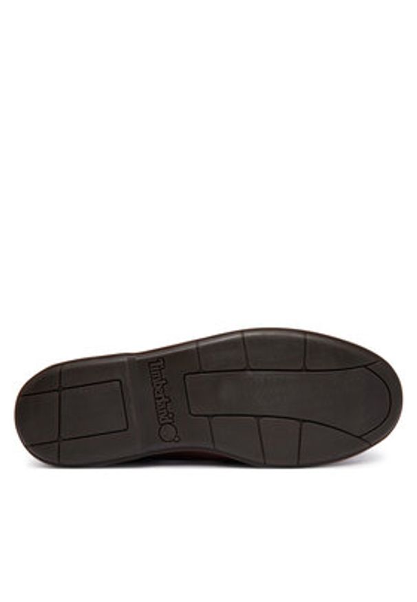 Timberland Mokasyny Classic Boat 2 Eye TB0250452141 Bordowy. Kolor: czerwony. Materiał: skóra
