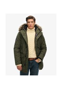Superdry - Parka Everest. Kolor: zielony. Długość rękawa: długi rękaw. Styl: elegancki #1
