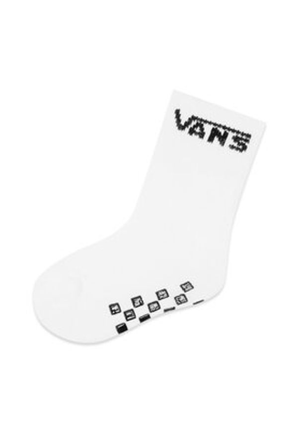 Vans Zestaw 2 par wysokich skarpet dziecięcych Drop V Classic VN0A7PTC Biały. Kolor: biały. Materiał: bawełna, materiał