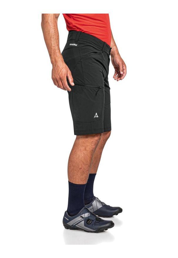 SCHÖFFEL - Spodenki rowerowe męskie Schöffel Danube. Kolor: czarny. Długość: krótkie. Sezon: lato