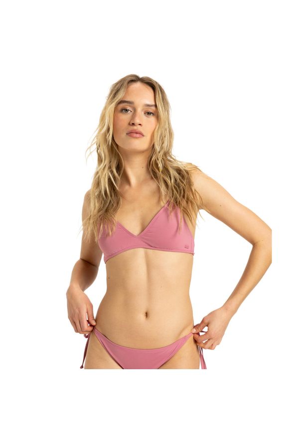 Roxy - Trójkątny stanik bikini dla Kobiety BEACH CLASSICS BA ATHL TRI Różowy. Kolor: różowy. Materiał: elastan, poliester, materiał
