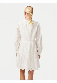 YAS Sukienka letnia Menusa 26033229 Biały Regular Fit. Kolor: biały. Materiał: bawełna. Sezon: lato #5