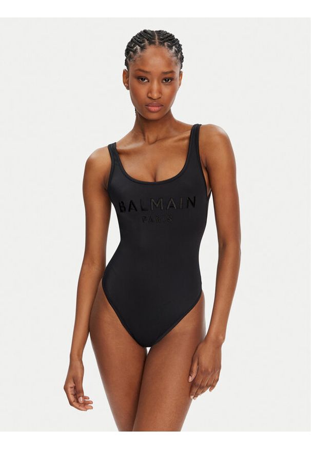 Balmain Strój kąpielowy BKBG72100 Czarny. Kolor: czarny. Materiał: syntetyk