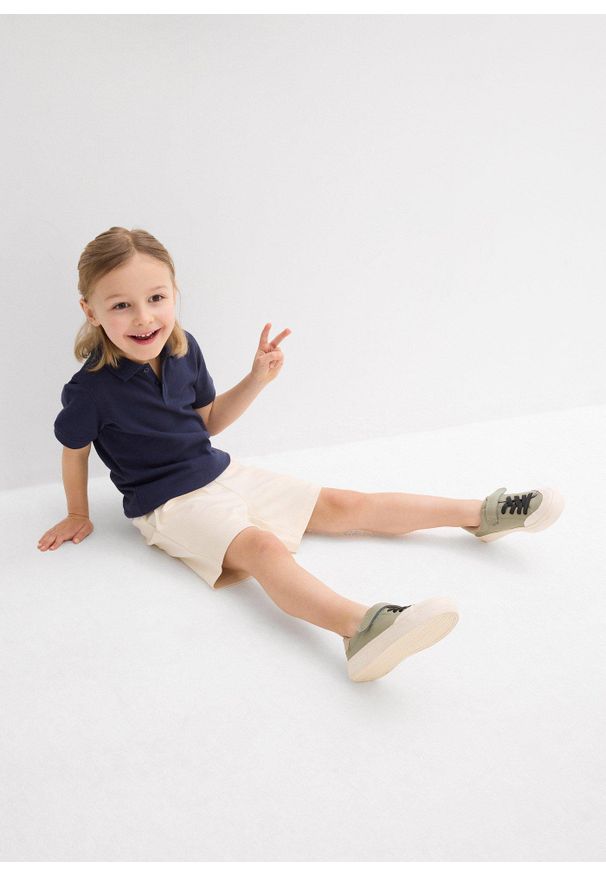 bonprix - Szorty z dżerseju (2 pary) z czystej bawełny. Kolor: niebieski. Materiał: bawełna, jersey