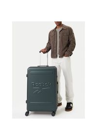 Walizka duża Reebok. Kolor: zielony #1