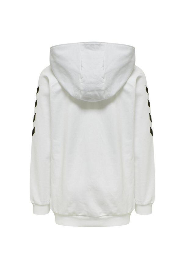Bluza sportowa z kapturem dla dzieci Hummel Go Kids Cotton Hoodie. Typ kołnierza: kaptur. Kolor: biały