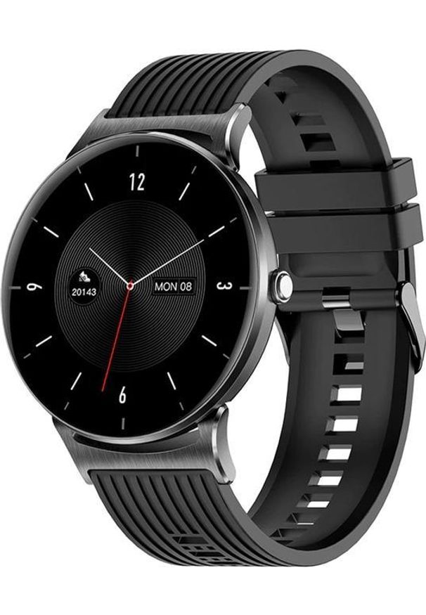 Smartwatch Kumi GW1 Czarny (KU-GW1/BK). Rodzaj zegarka: smartwatch. Kolor: czarny