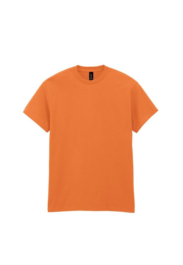 GILDAN - Ciężka Bawełniana Koszulka Unisex Dla Dorosłych. Kolor: czerwony. Materiał: bawełna. Sport: turystyka piesza