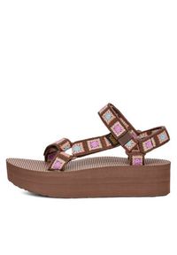 Teva Sandały Flatform Universal Crochet 1150210 Brązowy. Kolor: brązowy. Materiał: materiał #7