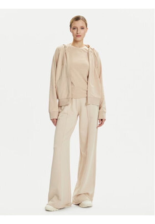 EA7 Emporio Armani Bluza 7W000458 AF13135 U1046 Beżowy Regular Fit. Kolor: beżowy. Materiał: bawełna