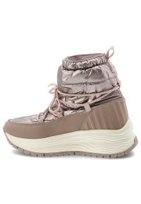 Złoty Róż Śniegowce Filippo Stylowe Damskie Buty Na Platformie. Kolor: złoty. Obcas: na platformie. Styl: elegancki #9